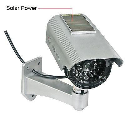 CCTV Solar Powered Vigilância Falso Home Security Camera Man